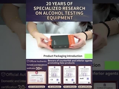 OEM Warna Semikonduktor Breathalyzer Mr Black1000 Untuk Penggunaan Rumah